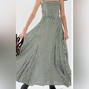 Gingham Pannell maxi dress AUGUSTE THE LABLE green size U.S. 4